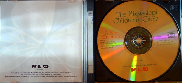 télécharger l'album The Mississippi Children's Choir - A New Creation