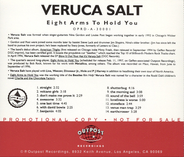 Veruca Salt – Eight Arms To Hold You (1997, CD) - Discogs