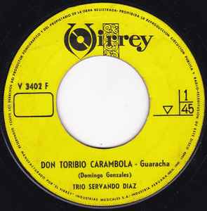 Trio Servando Diaz - Don Toribio Carambola album cover