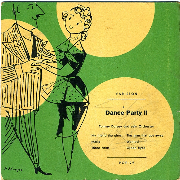 Tommy Dorsey Und Sein Orchester – Dance Party II (1955, Vinyl