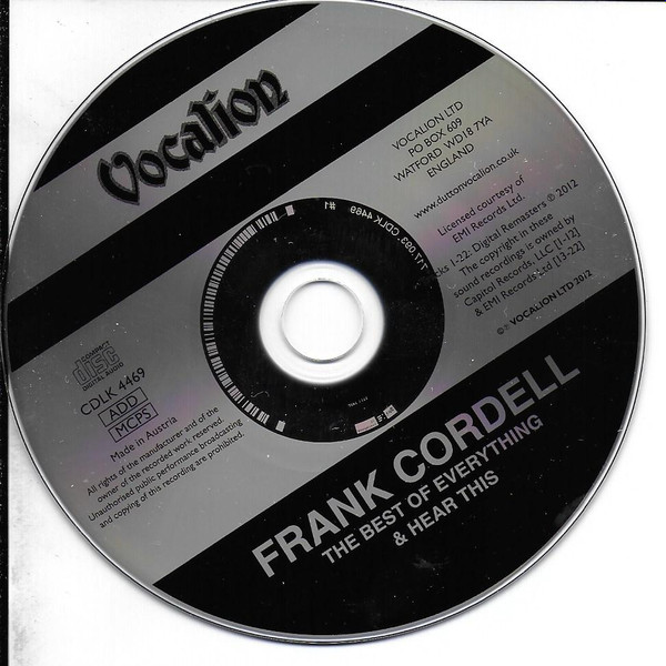 télécharger l'album Frank Cordell - The Best Of Everything Hear This