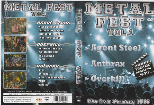 Metal Fest 1: Live from Germany 1986 [DVD] [Import] wgteh8f