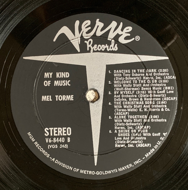 télécharger l'album Mel Tormé - My Kind Of Music