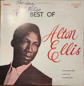 Alton Ellis – The Best Of Alton Ellis ('Rosette' label, black ink 