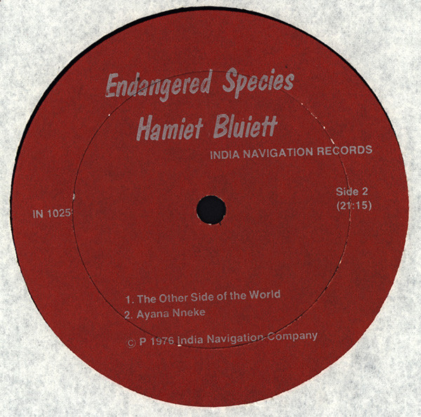 ladda ner album Hamiet Bluiett - Endangered Species