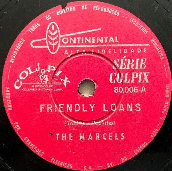 descargar álbum The Marcels - Friendly Loans Loved Her The Whole Week Through