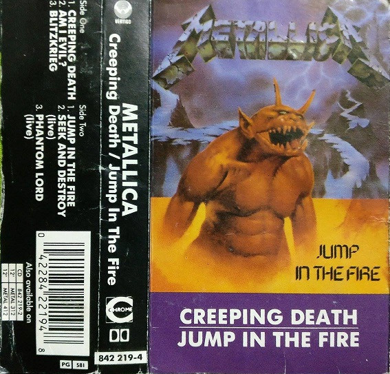Metallica – Creeping Death / Jump In The Fire (1990, Cassette 