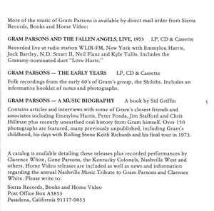 Gram Parsons - GP / Grievous Angel album cover