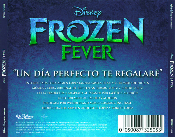 last ned album Gisela , Carmen López y El Cast - Frozen Fever Un Día Perfecto Te Regalaré