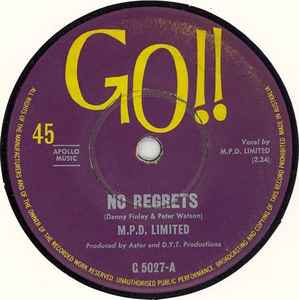 M.P.D. Limited - No Regrets album cover