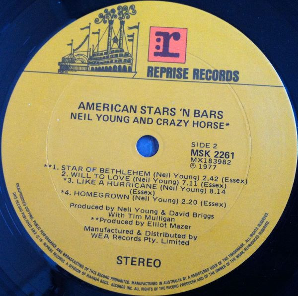 Neil Young - American Stars 'N Bars | Reprise Records (MSK 2261) - 6