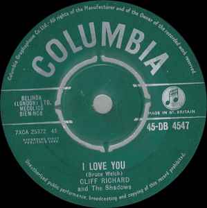 I Love You - Cliff Richard And The Shadows