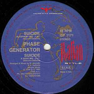 Phase Generator - Suicide album cover