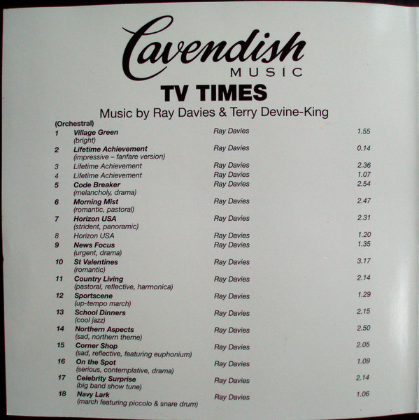 ladda ner album Ray Davies & Terry DevineKing - TV Times