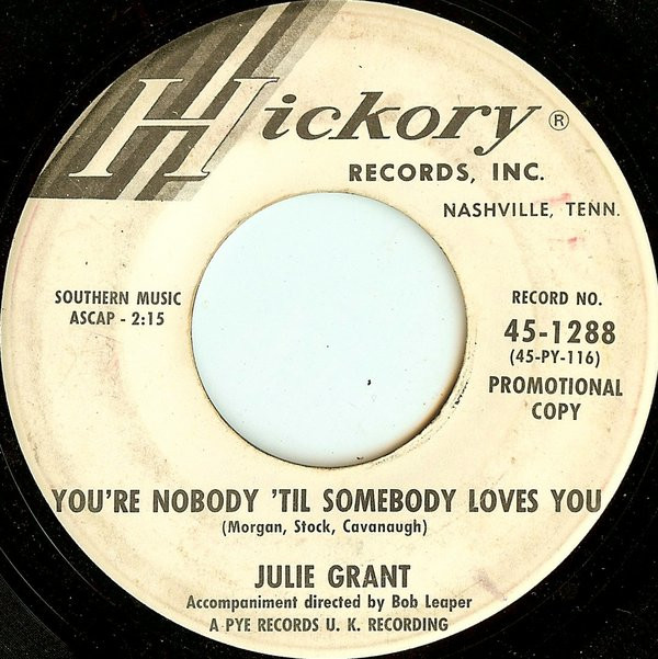 télécharger l'album Julie Grant - Youre Nobody Til Somebody Loves You
