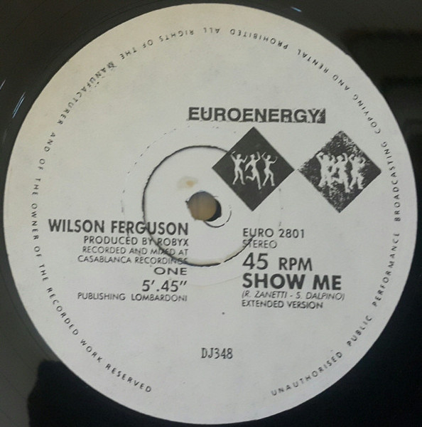 Wilson Ferguson – Show Me (1989, Vinyl) - Discogs