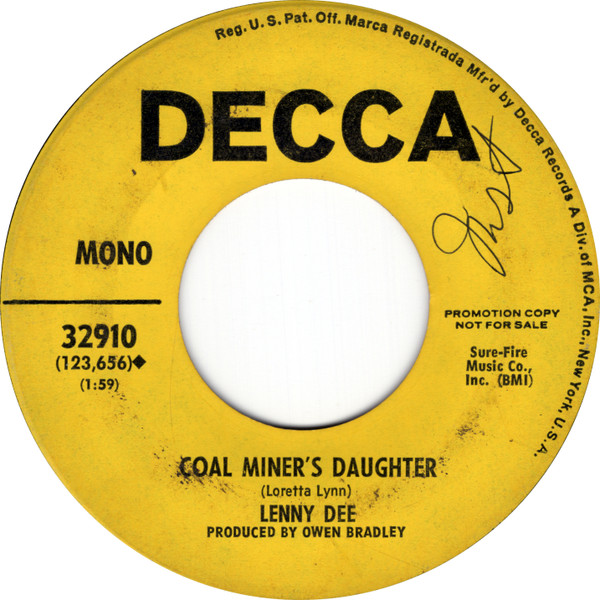 lataa albumi Lenny Dee - Coal Miners Daughter Sweet Memories