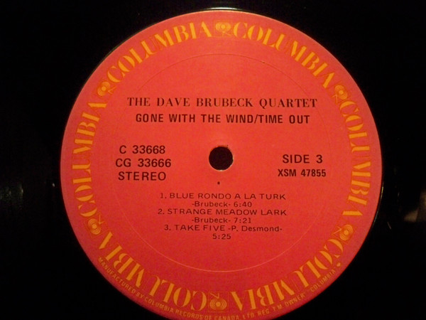 Album herunterladen The Dave Brubeck Quartet - Gone With The Wind Time Out