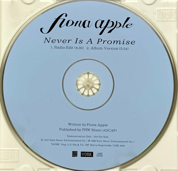 télécharger l'album Fiona Apple - Never Is A Promise
