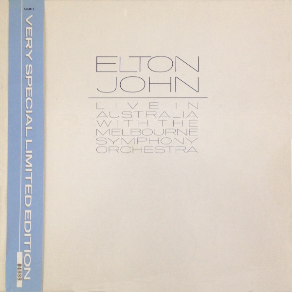 ELTON JOHN - LIVE IN AUSTRALIA 1989 CD VERY RARE MADE IN BRAZIL