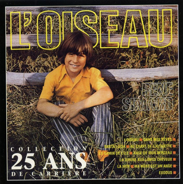 René Simard – L'Oiseau (1971, Black Shell, 8-Track Cartridge 