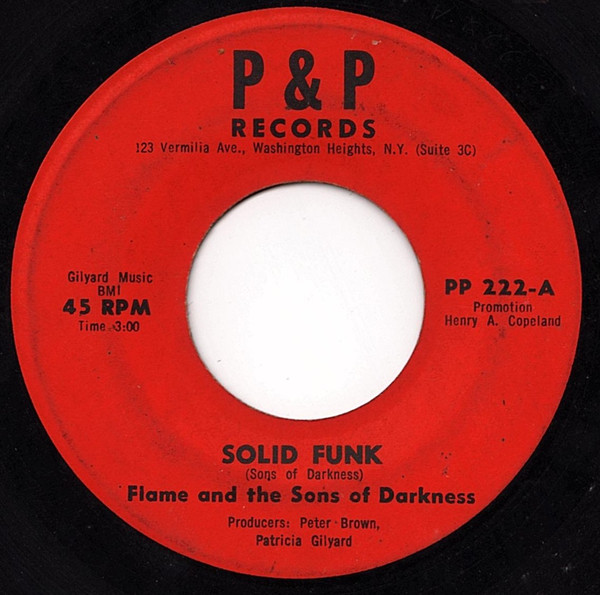 Flame And The Sons Of Darkness – Solid Funk (1972, Vinyl) - Discogs