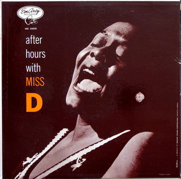 Dinah Washington - After Hours With Miss D | Releases | Discogs