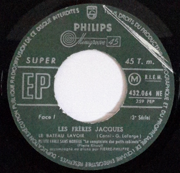 last ned album Les Frères Jacques - 3 Le Bateau Lavoir