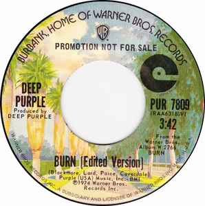 Deep Purple – Burn (1974, Vinyl) - Discogs