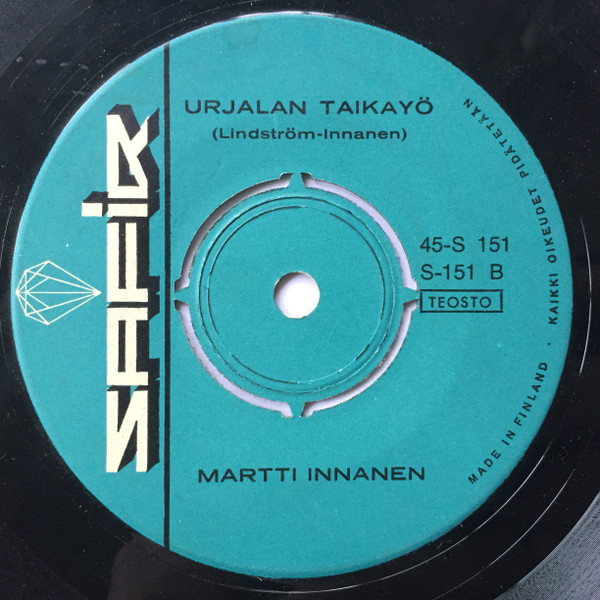 Martti Innanen – Kilpauinti Kuunsillalla / Urjalan Taikayö (1967, Vinyl) -  Discogs