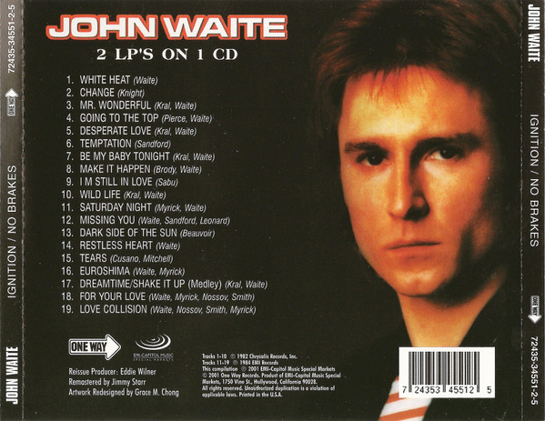 lataa albumi John Waite - Ignition No Brakes