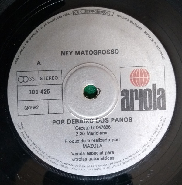 Album herunterladen Ney Matogrosso - Por Debaixo Dos Panos
