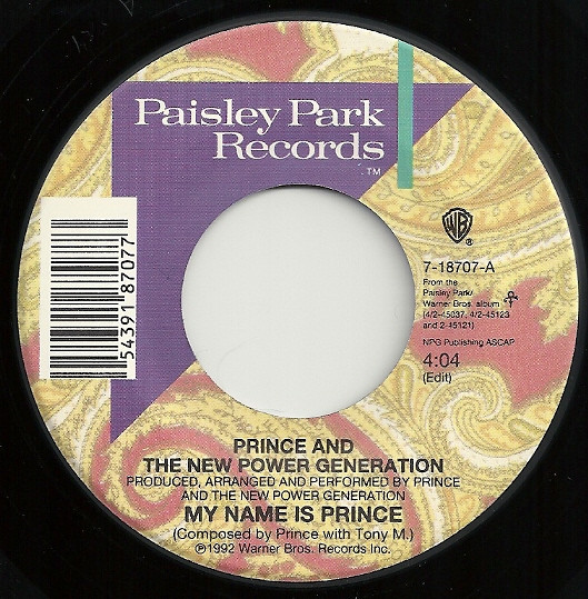 Prince And The New Power Generation - My Name Is Prince | Releases 