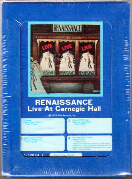 Renaissance - Live At Carnegie Hall | Releases | Discogs