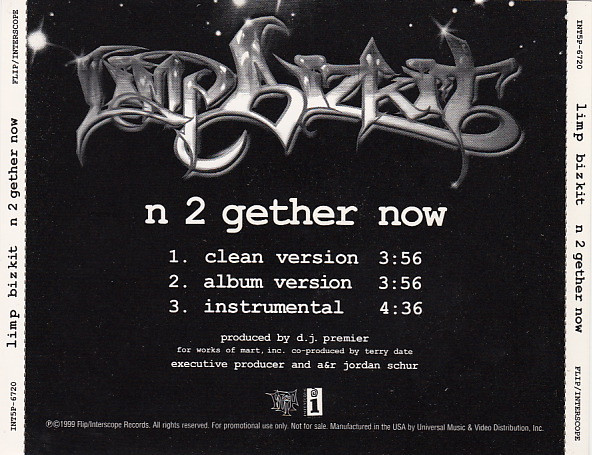 Limp Bizkit - N 2 Gether Now | Releases | Discogs