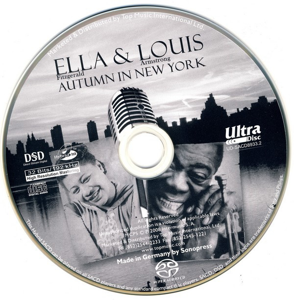 last ned album Ella Fitzgerald & Louis Armstrong - Autumn In New York