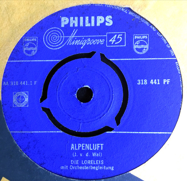 last ned album Die Lorelei's - Alpenluft Die Muhle Am Wildbach