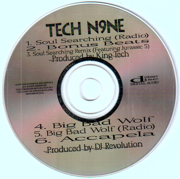 Tech N9ne – Soul Searchin / Big Bad Wolf (1997, CD) - Discogs
