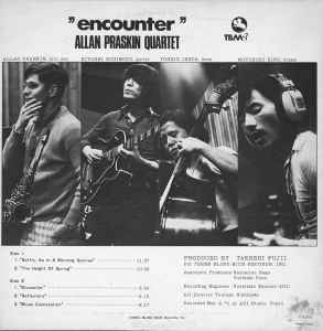 Allan Praskin Quartet – Encounter (1971, Vinyl) - Discogs