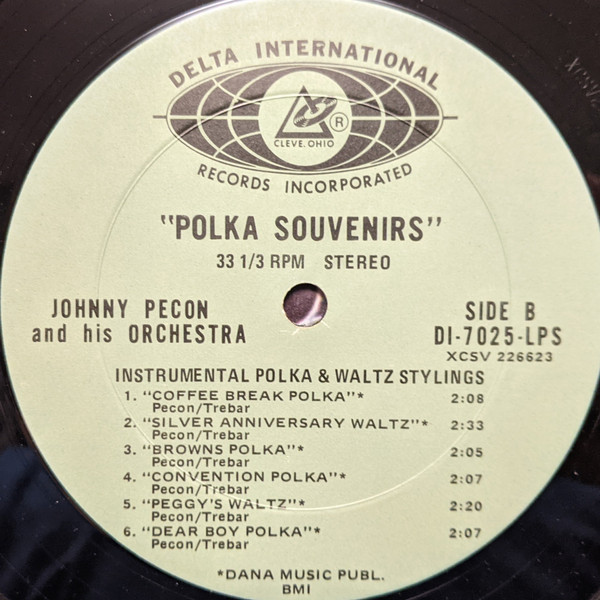 ladda ner album Johnny Pecon With Lou Trebar - Polka Souvenirs