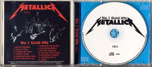 Album herunterladen Metallica - No1 Gold Hits CD 2