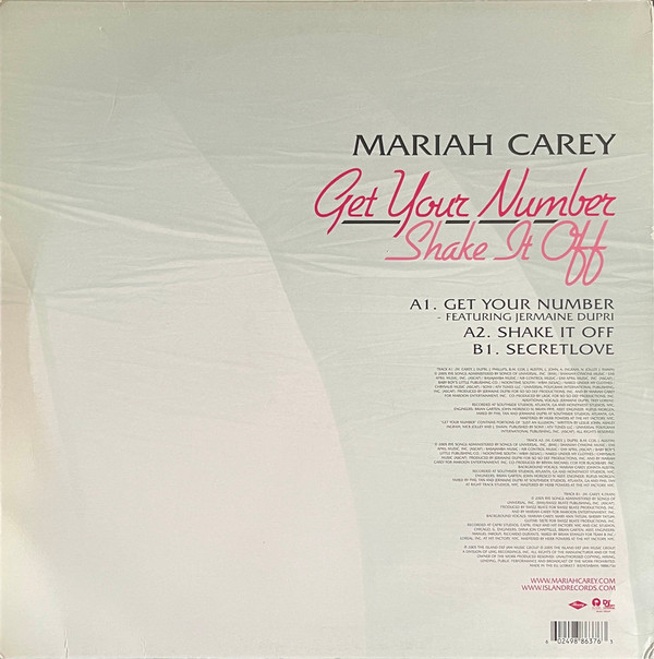 Mariah Carey - Get Your Number / Shake It Off | Island Def Jam Music Group (9886736) - 2