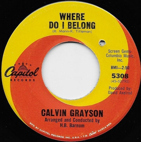 ladda ner album Calvin Grayson - Where Do I Belong Big Brother