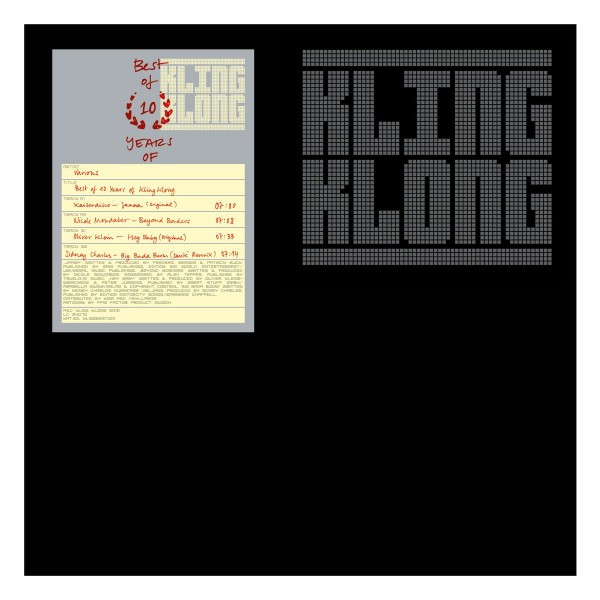 télécharger l'album Various - Best Of 10 Years Of Kling Klong