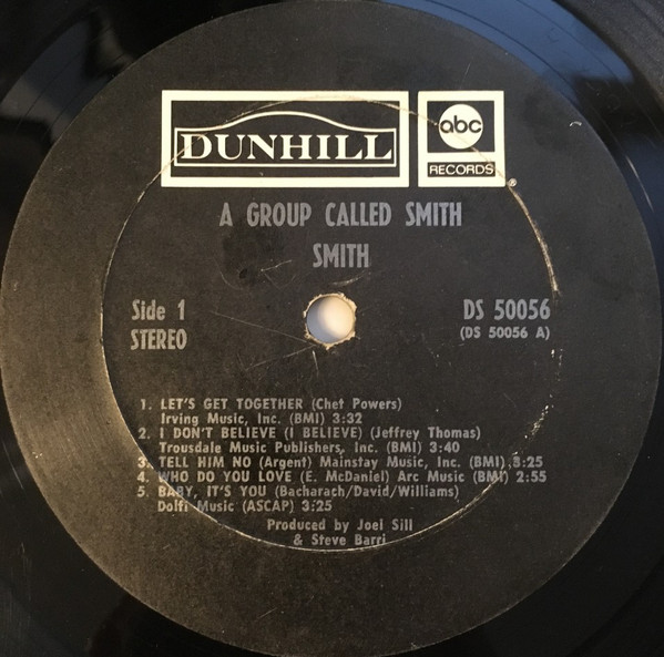 Smith – A Group Called Smith (1969, Vinyl) - Discogs