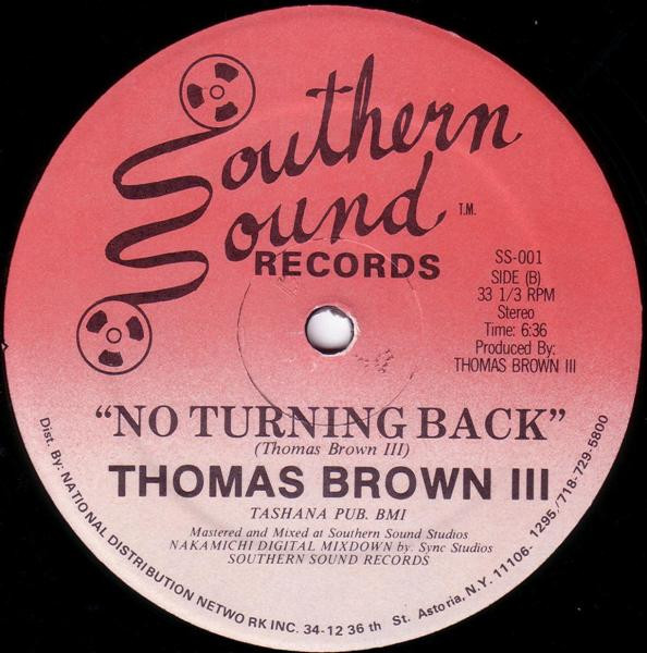 descargar álbum Thomas Brown III - No Turning Back
