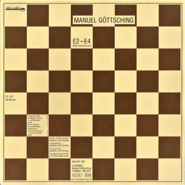 descargar álbum Manuel Göttsching - E2 E4 30th Anniversary