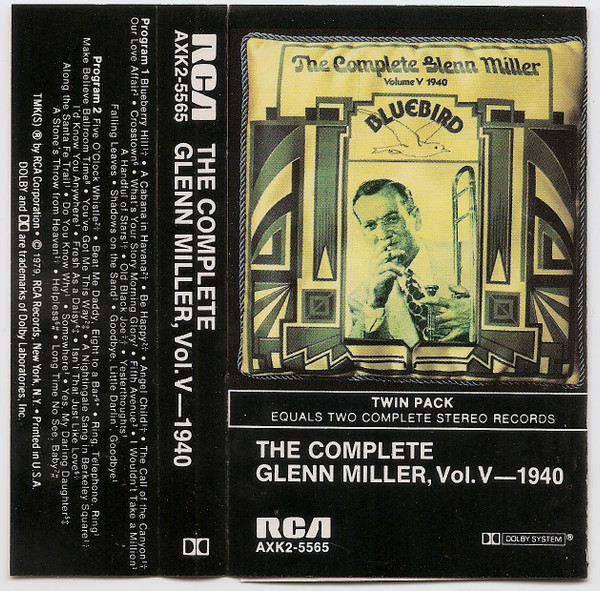 Glenn Miller – The Complete Glenn Miller Volume V - 1940 (1978