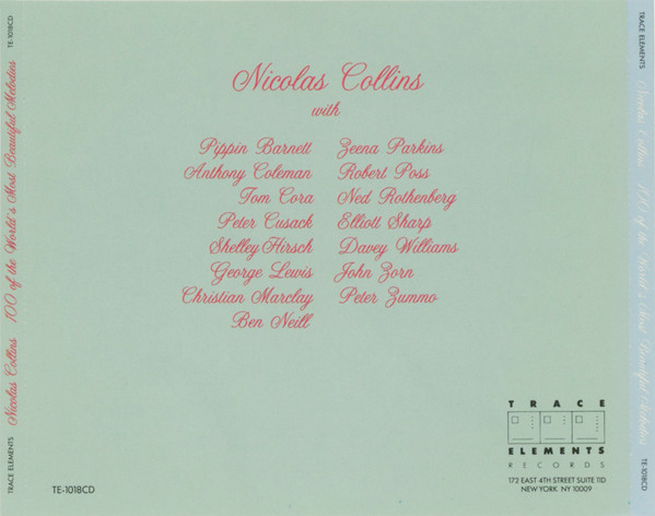 Album herunterladen Nicolas Collins - 100 Of The Worlds Most Beautiful Melodies