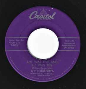 The Four Preps - She Was Five And He Was Ten / The Riddle Of Love album cover